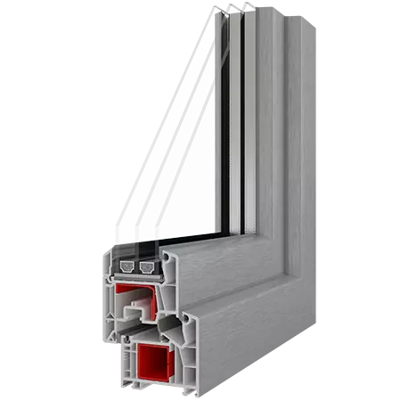 crosssection-Veka Softline 76